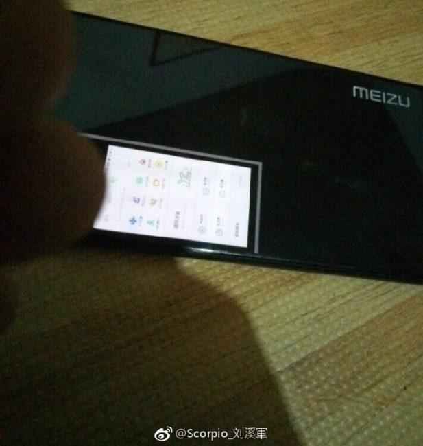pantalla secundaria del Meizu Pro 7