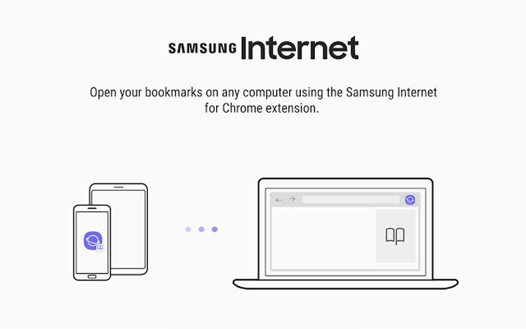 Extension para Chrome de Samsung Internet
