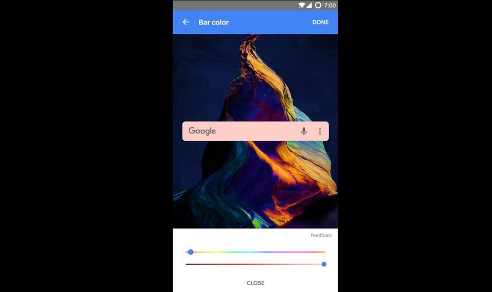 Proceso para personalizar la barra de búsquedas de Google en Android