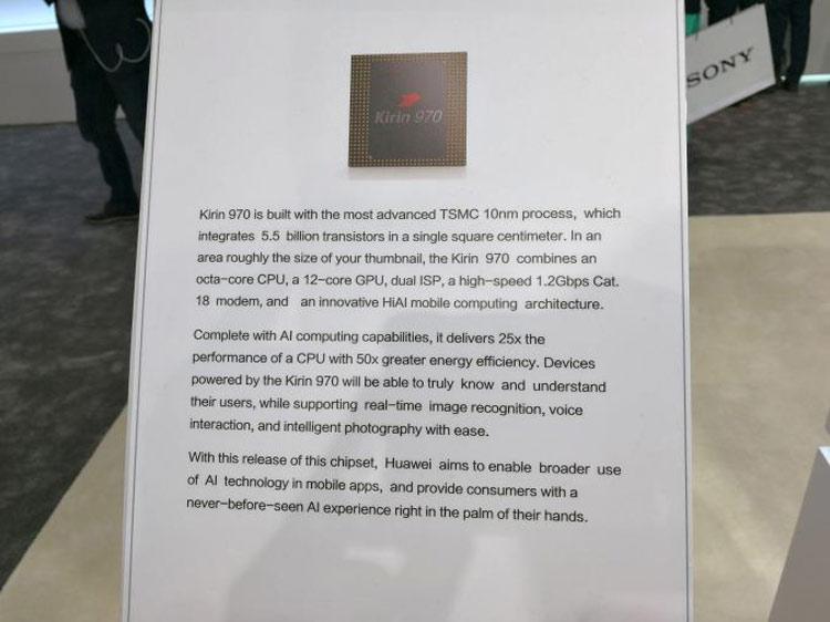 Información sobre el procesador del Huawei Mate 10