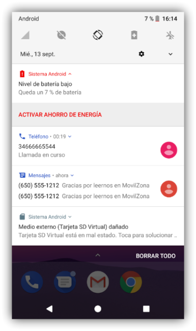 Importancia Notificaciones Android 8.0 Oreo