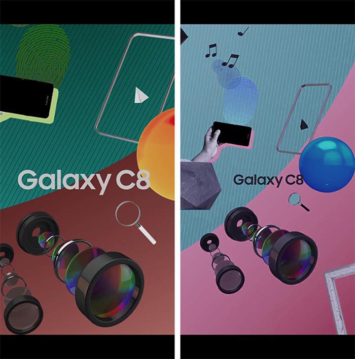 Samsung Galaxy C8 con cámara dual