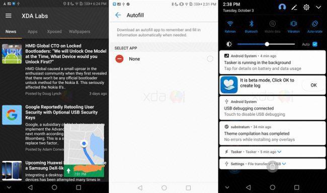 Captura de Android 8 Oreo en el Huawei Mate 9