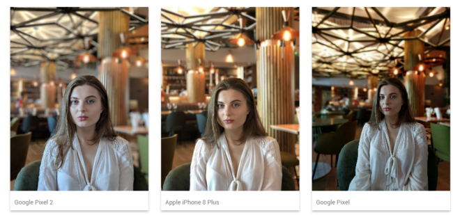 Comparativa de la cámara del Google Pixel 2 respecto a iPhone 8 y Google Pixel