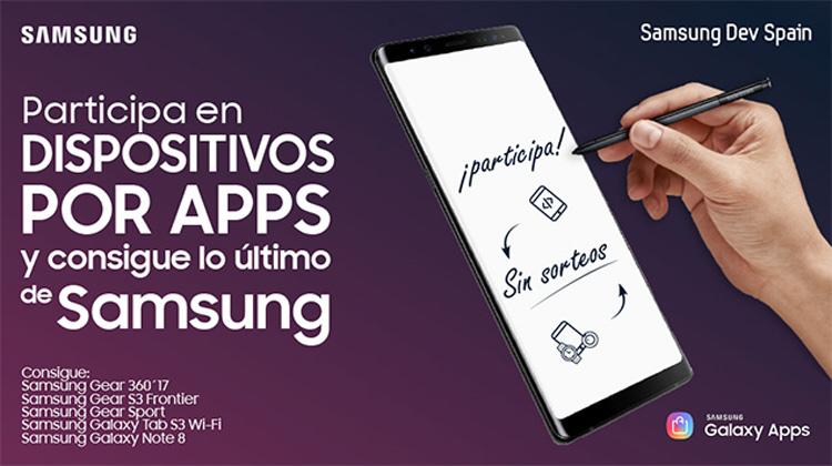 Concurso Dispositivos por Apps de Samsung