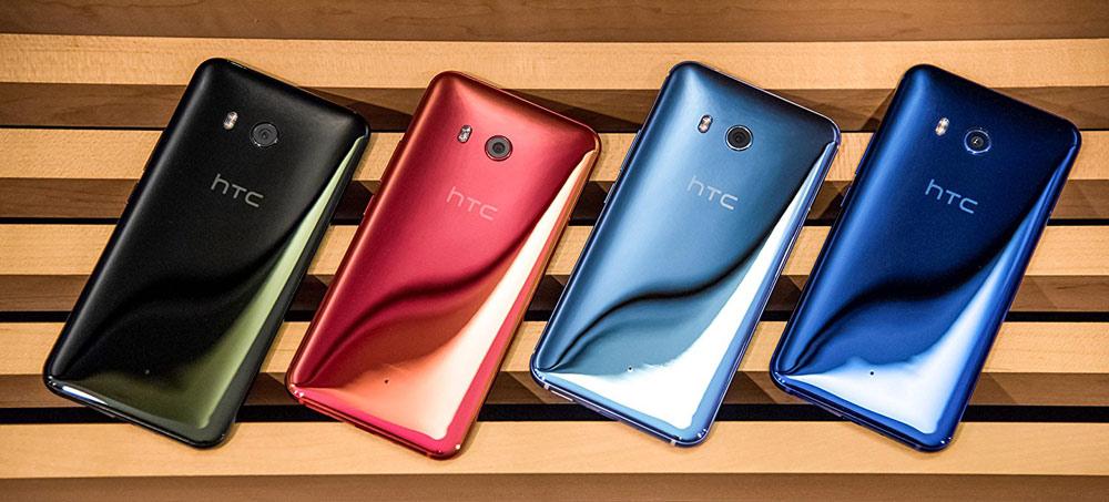 HTC U11 en distintos colores