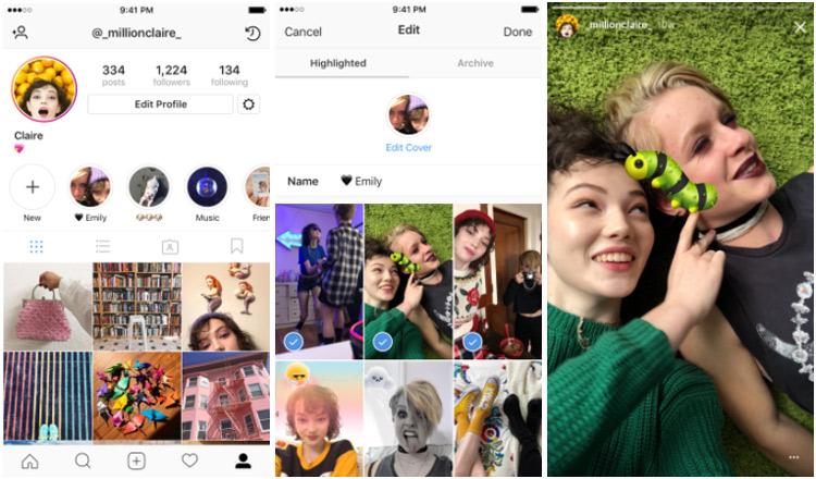 Historias destacadas para Instagram Stories