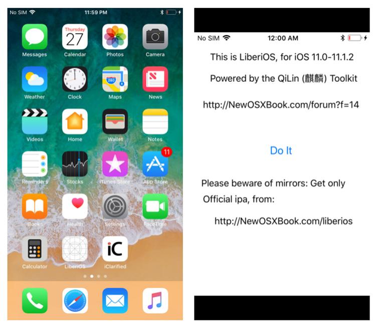 Jailbreak para iPhones con iOS 11.1.2 mediante LiberiOS