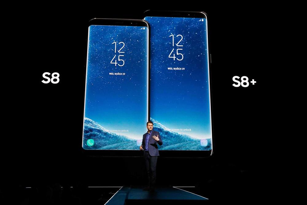 Frontal y pantalla de los Samsung Galaxy S8 y Samsung Galaxy S8+