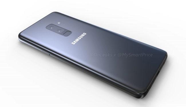 Doble cámara trasera y colocación del sensor de huellas del Samsung Galaxy S9+