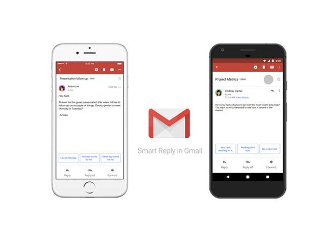 Respuestas inteligentes en Gmail