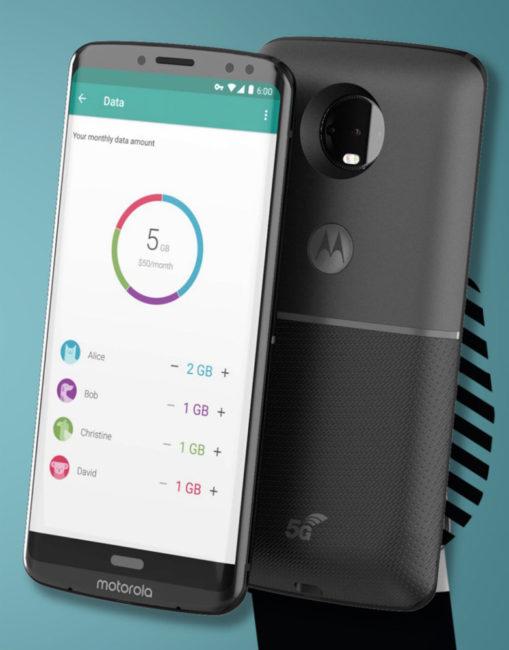 Motorola Moto Z3 con Moto Mod 5G