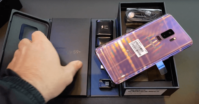 Samsung galaxy s9 plus unboxing