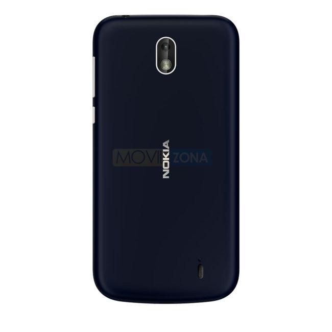 Nokia 1 negro vista trasera