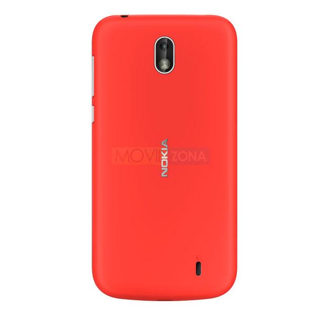 Nokia 1 rojo vista trasera