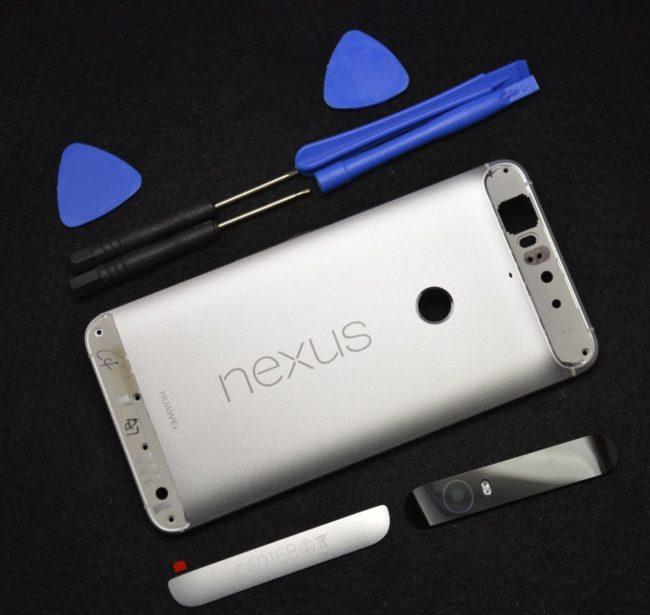 Nexus 6P por detrás desmontado