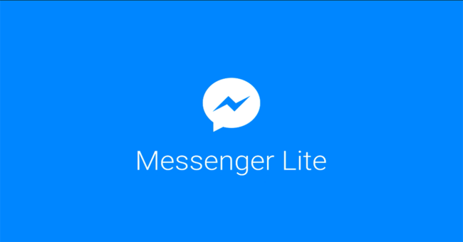 Logo de Facebook Messenger Lite para móviles