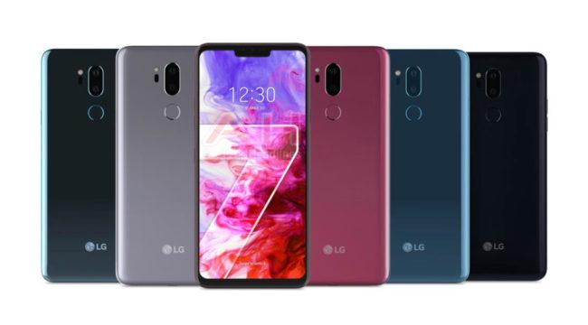 Disponibilidad de colores del LG G7 ThinQ