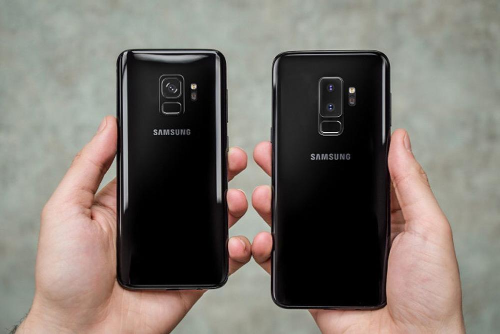 Carcasa trasera de los Samsung Galaxy S9 frente al Galaxy S9 Plus