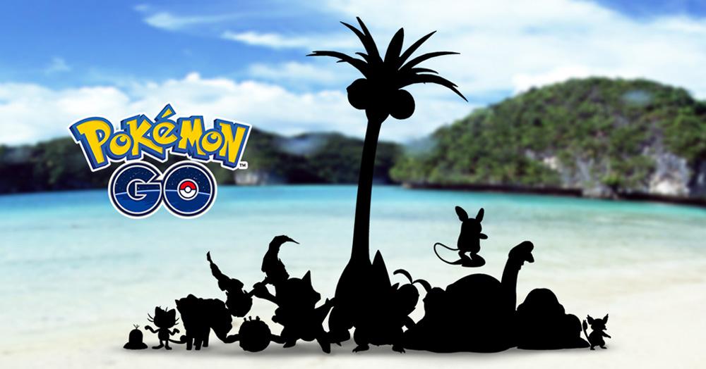Nuevos Pokémon GO con formas Alola de la región Kanto