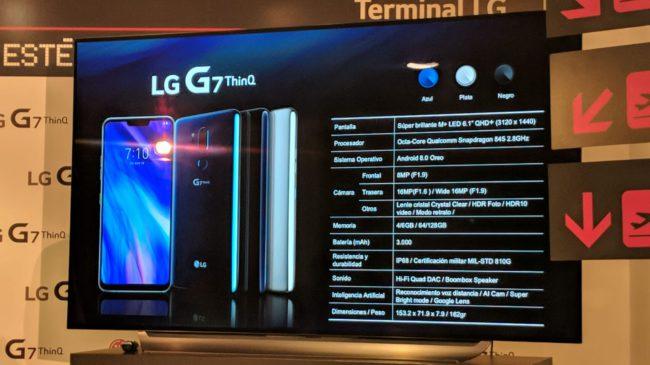 precio del LG G7 ThinQ en España