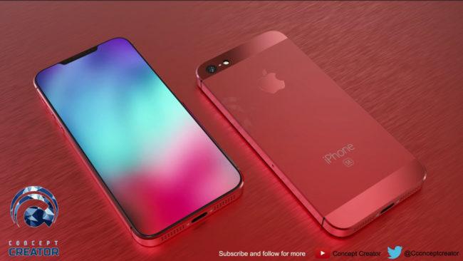 iPhone SE 2 con carcasa de color rojo