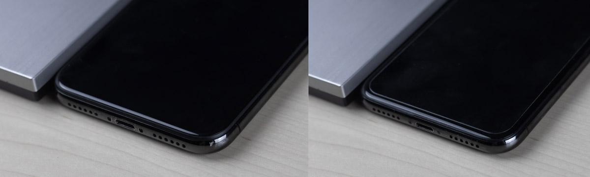 Diferencia entre un iPhone X con pantalla OLED y otro con pantalla LCD