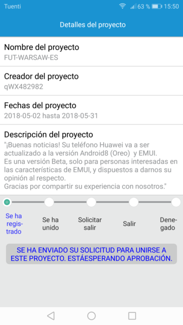 Android 8 para el Huawei P10 Lite