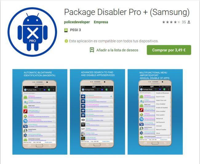 quitar aplicaciones preinstaladas de tu smartphone-Samsung
