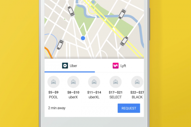 Google Maps-integracion Uber
