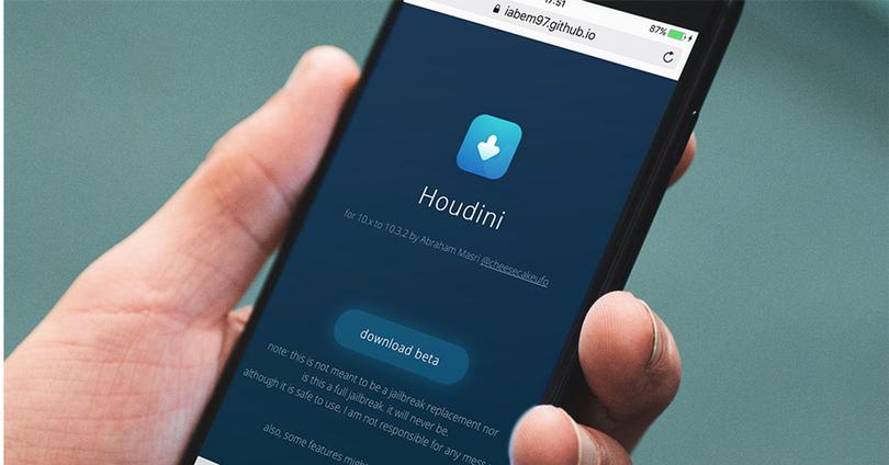 Herramienta Houdini para personalizar iPhone