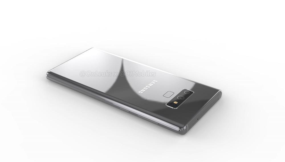 Parte trasera y doble cámara del Samsung Galaxy Note 9