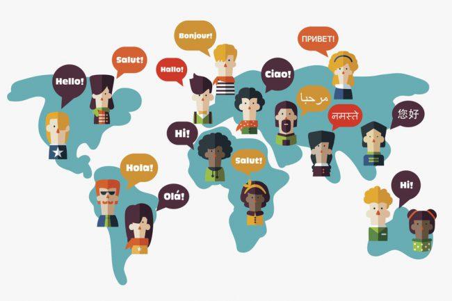 diferentes idiomas del mundo