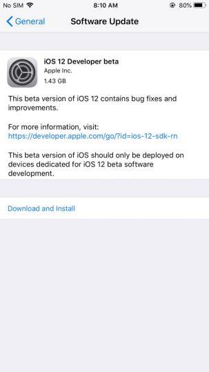 instalar iOS 12 Beta sin ser desarrollador