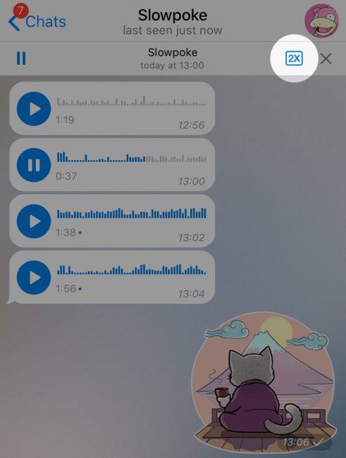 telegram audio