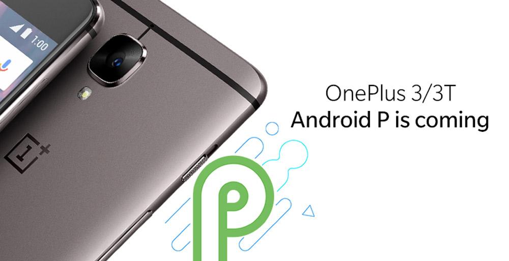 Anuncio de la actualización del OnePlus 3 con Android P