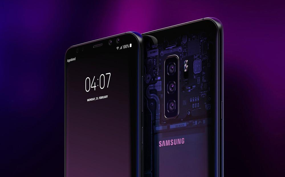 Diseño conceptual del Samsung Galaxy S10