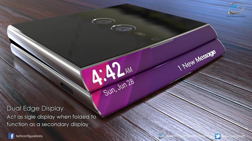 Sony Xperia Flex como concepto de smartphone plegable