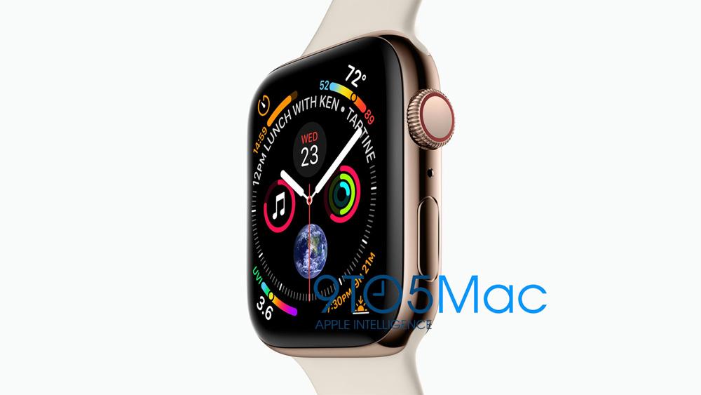 Imagen oficial del Apple Watch Series 4