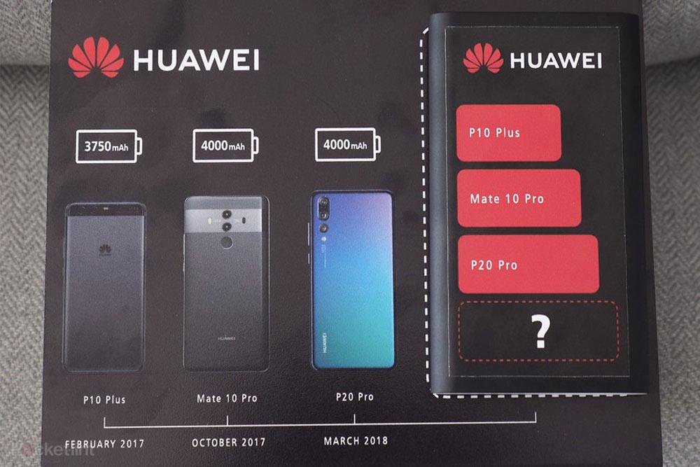 Teaser de Huawei con información sobre la batería del Huawei Mate 20 Pro