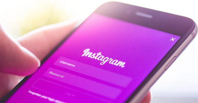Acceso a la cuenta de Instagram desde el smartphone