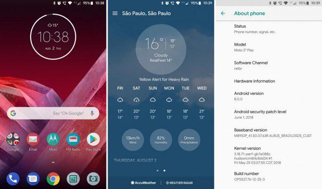 Moto G6-Moto Z2 Play-portar apps