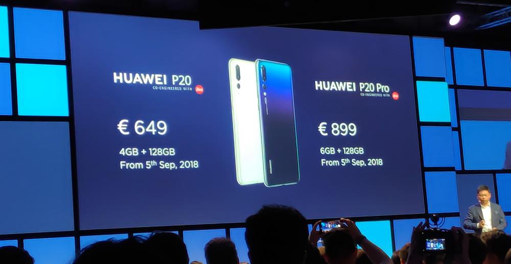 Precio de los Huawei P20 y Huawei P20 Pro en nuevos colores bitono