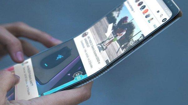Samsung Galaxy F-movil plegable de Samsung-pantalla autoreparable