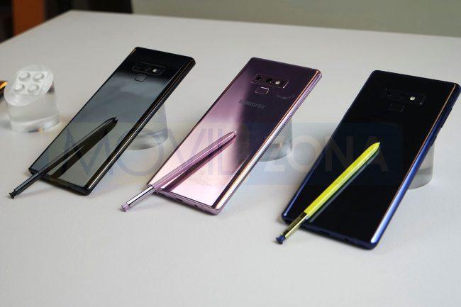 Samsung Galaxy Note 9 colores disponibles