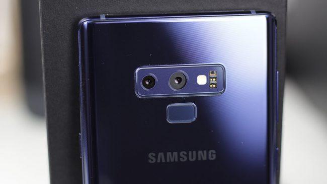 Apertura de los sensores del Samsung Galaxy Note 9