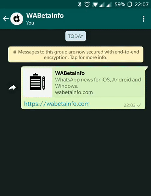 Gesto táctil con el que responder a mensajes citados en WhatsApp para Android