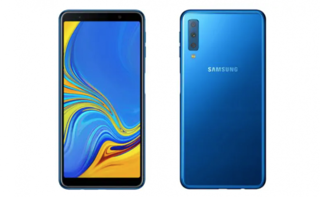 Samsung Galaxy a7 2018 azul