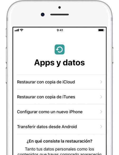 ios apps y datos android