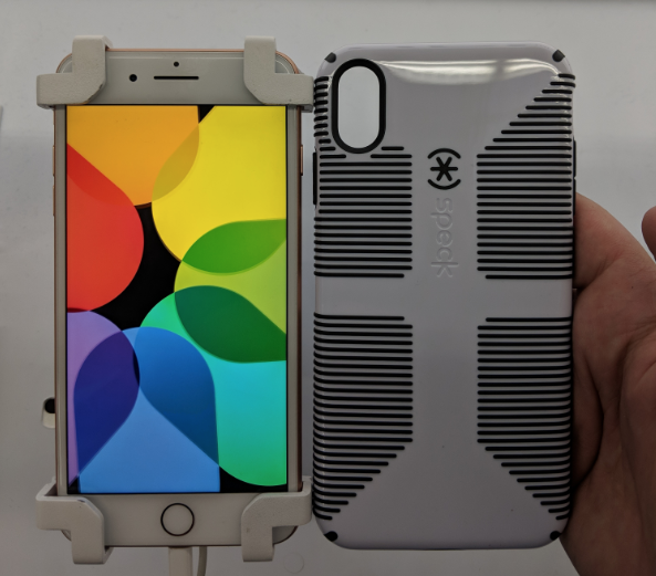 iPhone 8 Plus vs carcasa del iPhone Xs Max